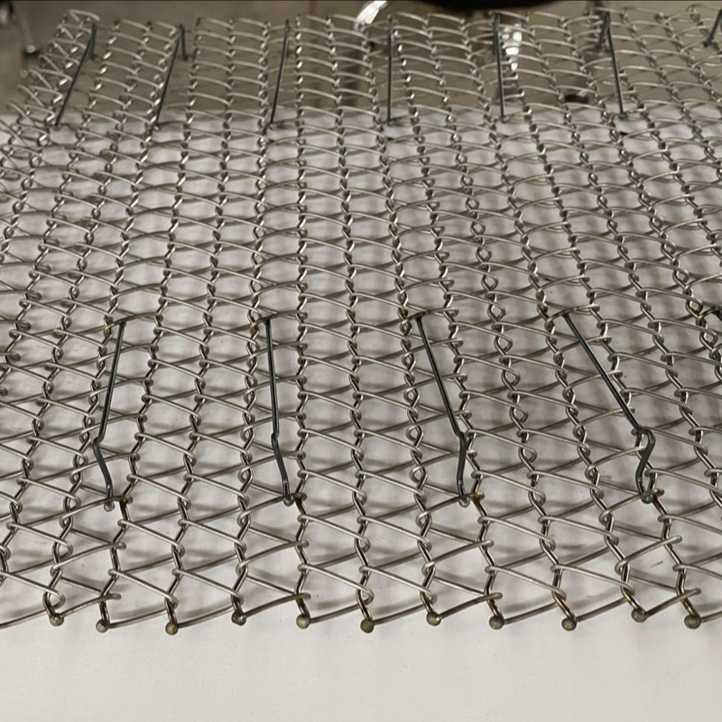 Ceinture grillagée pour four de frittage de cellules photovoltaïques